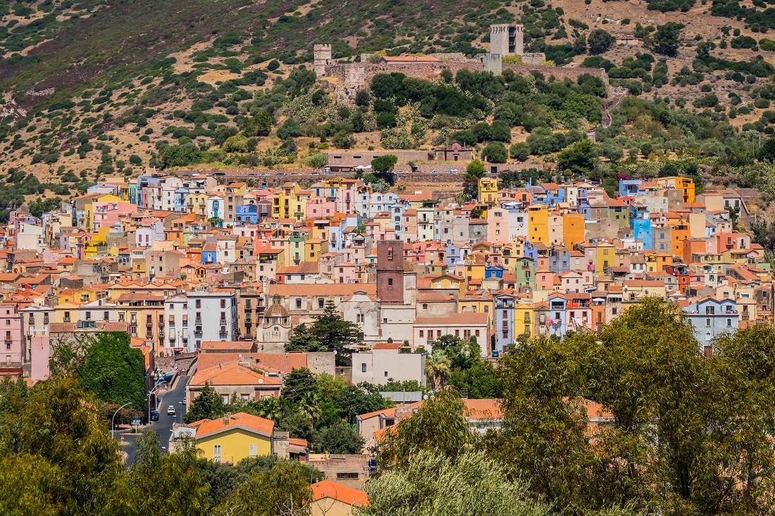 Bosa, Sardinie 