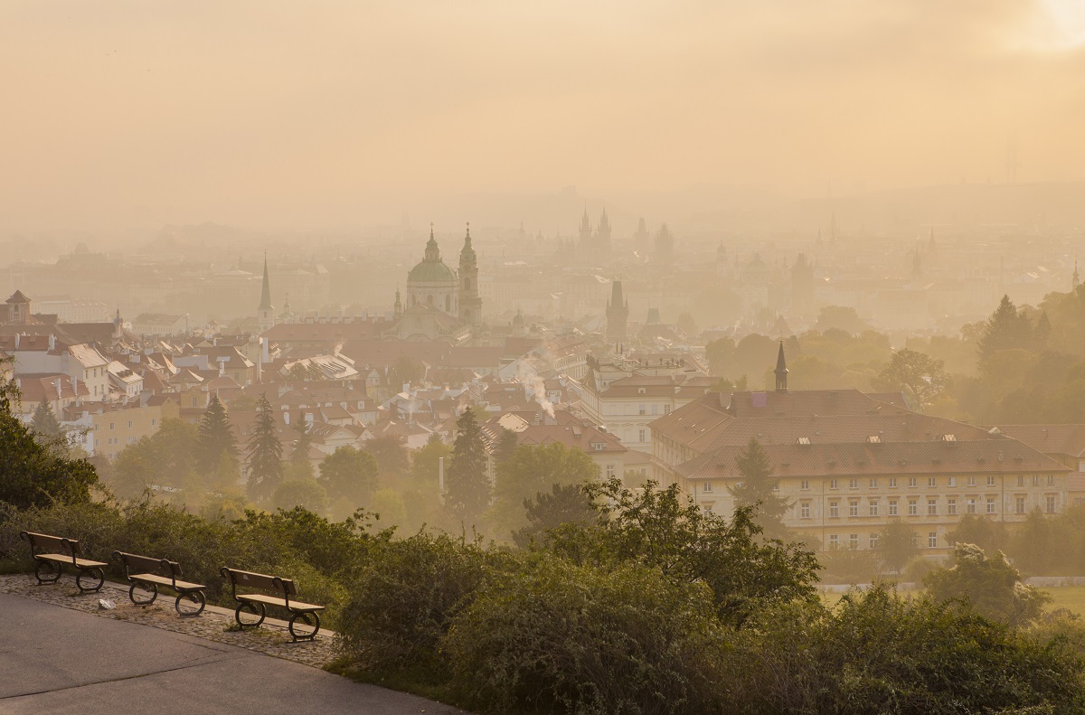 Утро в Праге