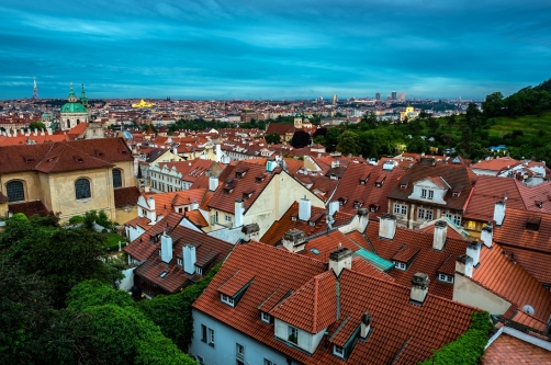 Spring evening in Prague