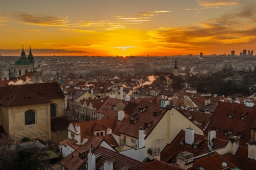 Sunrise in Prague